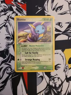 Illumise 45/113 EX Delta Species Regular Uncommon Pokemon TCG Card - NM - Image 1