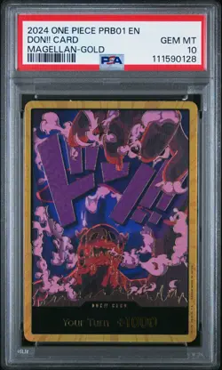 2024 ONE PIECE PRB01-PREM BOOSTER -ONE PIECE CARD THE BEST- DON!! CARD PSA 10 - Image 1
