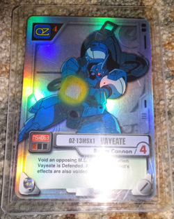 Gundam Wing M.S. War MS-063 Vayeate HOLO TCG Trading Card Game Card Card English - Image 1