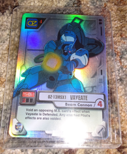 Gundam Wing M.S. War MS-063 Vayeate HOLO TCG Trading Card Game Card Card English - Image 2