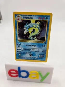 Gyarados - 7/130 - Pokemon Base Set 2 Holo Rare Card WOTC NM - Image 1