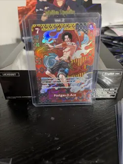 One Piece TCG Card Game Portgas D Ace OP02-013 SP Alternative Art ENG - Image 2
