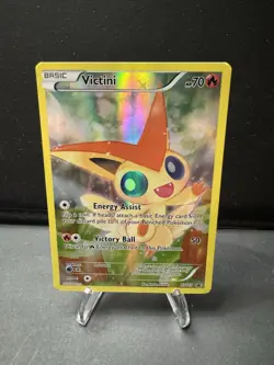Victini XY117 Holo Promo Black Star LP Pokemon Card 2016 XY Series - Image 1