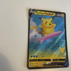 Surfing Pikachu V 008/025 - SWSH Celebrations 25th - Pokemon Card - Near Mint - Image 2