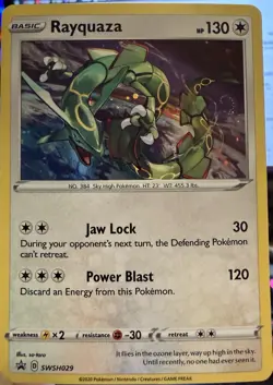 Rayquaza SWSH029 SWSH: Sword & Shield Promo Cards Holo - Image 1