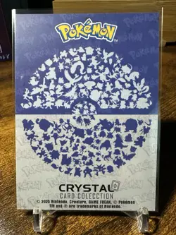 2025 Pokemon Crystal Card Collection Black Dark Edition #034 Nidoking Holo Hit - Image 5