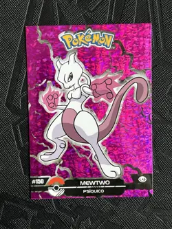 Pokemon Mewtwo #150 - Crystal Card Collection Holo Box Hit - NM - Image 3