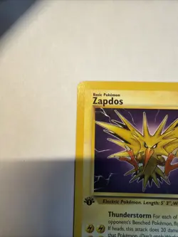 1st Edition Zapdos #30/62 Non Holo Rare Fossil Pokemon Card 1999 Vintage - Image 3