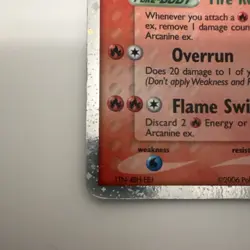 Pokemon Arcanine ex Ultra Rare Holo Card 83/92 Legend Maker English 2006 - Image 2
