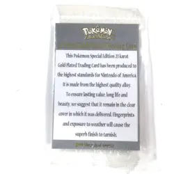 Poliwhirl 23k Gold Plated Pokemon Trading Card 1999 - Image 5