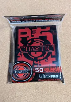 NEW Chaotic Ultra-Pro Deck Protector Card Sleeves With Security Strip, 50-Count - Image 1