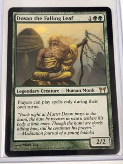 MTG Dosan the Falling Leaf - Champions of Kamigawa #205 Rare - Image 1
