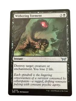 Withering Torment Duskmourn: House of Horror Regular #124 - Image 1