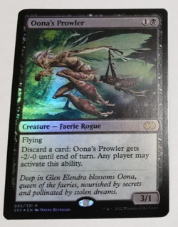 MTG Oonas Prowler 085 2X2 Double Masters 2022 Foil Rare NM - Image 1