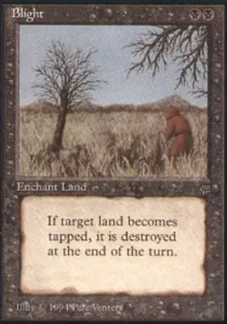 1 x Blight - Legends - NM-Mint - MTG - Image 1