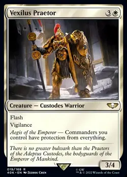 1x Vexilus Praetor NM-Mint, English Commander: Universes Beyond: Warhammer 40,00 - Image 1