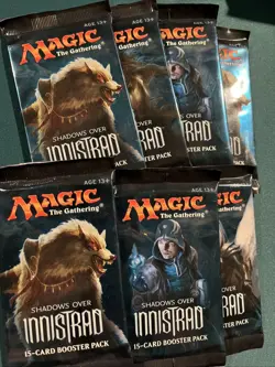 7x MTG Sealed Shadows Over Innistrad Booster Pack x7 - Image 3