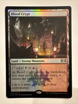 FOIL Blood Crypt - Ravnica Allegiance NM MTG - Image 1