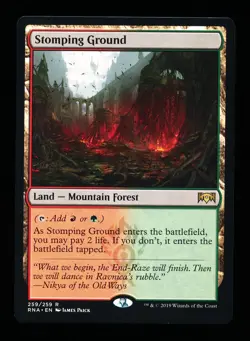 * * 1x Stomping Ground x1 * * Ravnica Allegiance MTG NM Near Mint - Image 1