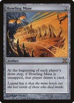 10th Edition MTG Howling Mine Magic - Image 1