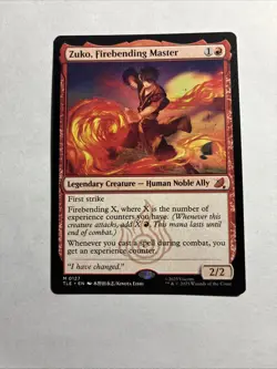 Zuko, Firebending Master - Avatar: The Last Airbender MTG Plus Bonus Rare!!! - Image 1