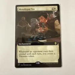 MTG: Monologue Tax (Extended Art) Commander 2021 Regular / NM - Image 1