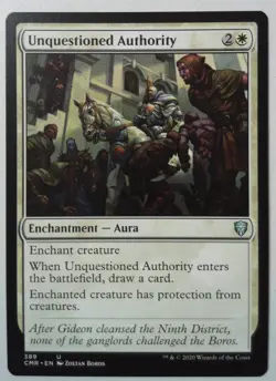 Unquestioned Authority *Uncommon* Magic MtG x1 Commander Legends - Image 1