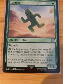 MTG Cactuar 0177 Final Fantasy M/NM Free UK P&P - Image 1