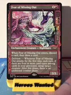 Fear of Missing Out (Showcase) R Duskmourn: House of Horror 316 - Image 1