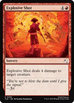 4 x Explosive Shot (0236) - Avatar: The Last Airbender: Eternal-Legal - NM-Mint - Image 1