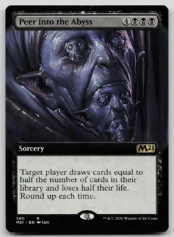 Peer Into the Abyss (Extended Art) R Core Set 2021 360 NM - Image 1