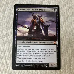 MTG Magic the Gathering Erebos, God of the Dead (85/260) Theros LP God - Image 1
