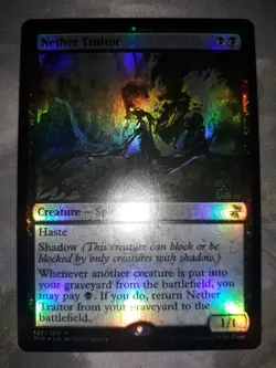 Nether Traitor MTG Time Spiral Remastered FOIL Extremely Rare NM/Pack Fresh - Image 1