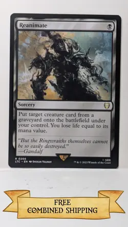 Reanimate Commander: the Lord of the Rings: Tales of Middle-Earth Regular - Image 1