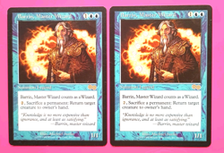 Magic the Gathering MTG Urza's Saga BARRIN, MASTER WIZARD X 2 LP/EX RARE 1998! - Image 1