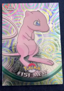2000 Topps Pokemon TV Animation Edition Series Holo Foil #151 Mew LP/MP - Image 1