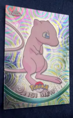 2000 Topps Pokemon TV Animation Edition Series Holo Foil #151 Mew LP/MP - Image 3