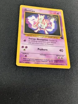 Pokemon TCG Mewtwo #3 Black Star Promo Vintage WOTC Pokemon First Movie WB Promo - Image 3
