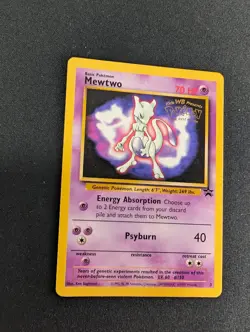 Pokemon TCG Mewtwo #3 Black Star Promo Vintage WOTC Pokemon First Movie WB Promo - Image 4