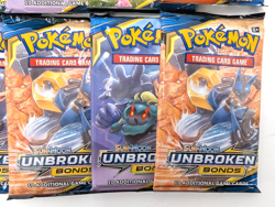 12 Pokemon TCG: 2019 Sun & Moon - Unbroken Bonds Factory Sealed Booster Pack Lot - Image 4