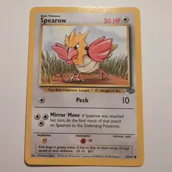 Spearow - Pokemon TCG Karte - Jungle - 62/64 - 1999 - English - Image 1