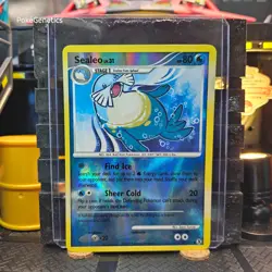 Sealeo Rising Rivals Reverse Holo Pokemon TCG 77/111 Platinum Common - Image 1