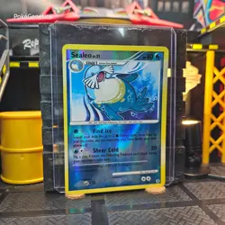 Sealeo Rising Rivals Reverse Holo Pokemon TCG 77/111 Platinum Common - Image 3