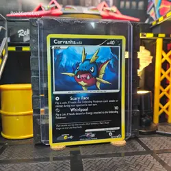 Carvanha Rising Rivals Reverse Holo Pokemon TCG 58/111 Platinum Common - Image 3