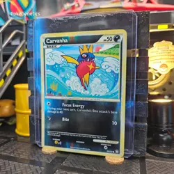 Carvanha Triumphant Reverse Holo Pokemon TCG 59/102 HeartGold SoulSilver Common - Image 2