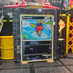 Carvanha Triumphant Reverse Holo Pokemon TCG 59/102 HeartGold SoulSilver Common - Image 3