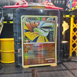 Hariyama Undaunted Reverse Holo Pokemon TCG 14/90 HeartGold & SoulSilver Rare - Image 3