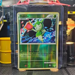Roselia Unleashed Reverse Holo Pokemon TCG 61/95 HeartGold & SoulSilver Common - Image 1