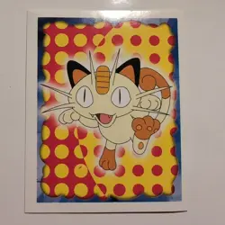 Pokemon - Meowth - Topps Merlin Sticker - Series 1 - #52/240 - 1999 - Image 1