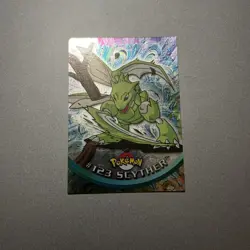 2000 Topps Chrome Pokemon TCG #123 Scyther Chrome Foil Holo Rare NM - Image 1